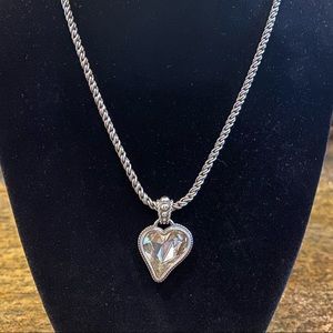 Brighton Necklace crystal heart stone